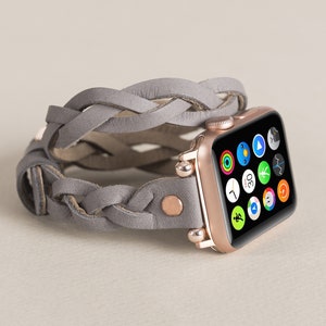 Fitbit Versa 4 Leather Band, Customized Gift Sense 2 Strap, Fitbit Sense 1 Strap, Fitbit Versa Lite Braided Bracelet, Anniversary Gift Band