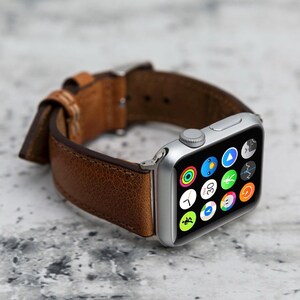 Handmade iWatch Band, Apple iWatch Band, Apple Watch Strap, Leather iWatch Band, Apple Watch Bracelet, Custom iWatch Band, Anniversary Gift