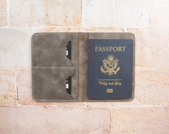 Leder Passport Hülle, individuelle Passport Brieftasche, Leder Reise-Etui, handgefertigte Pass, Leder Brieftasche, Mama Geschenk, Papa Geschenk, Brieftasche
