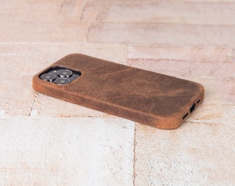 iPhone 15 Pro Max Leather Case, iPhone 15 Plus Back Cover, Custom Protective Cover for iPhone 15 Pro-MagSafe Charging Friendly