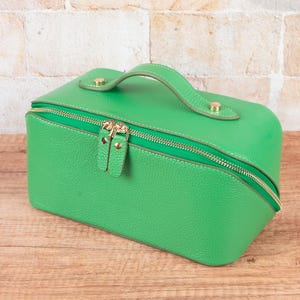 Premium leren make-uptas, grote toilettas opberger voor dames en heren, cosmetische reiskoffer, cadeau voor reizigers, moedercadeau, verjaardagscadeau