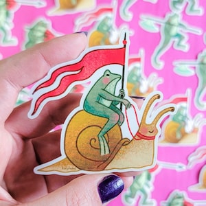 Vinyl Sticker Pack - Medieval Frog Knights, waterproof