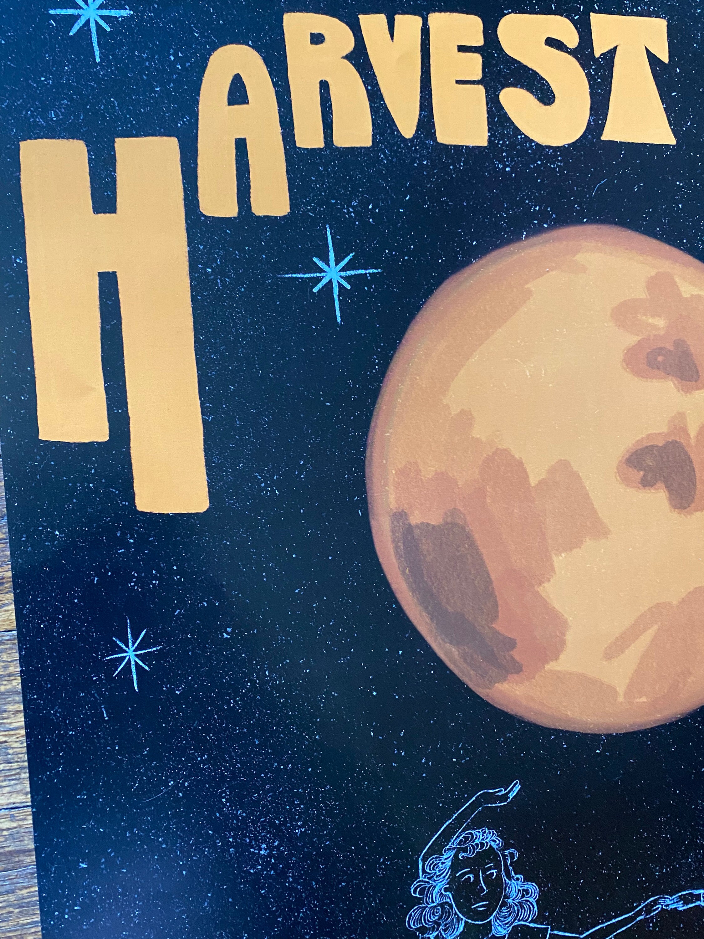 Harvest Moon Poster - Etsy