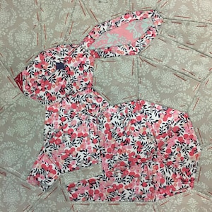 Bunny Panel 1. English Paper Piecing Templates. Sewing Pattern. PDF Print Out. Quilting. Patchwork. Hand Sewing. Easter Quilt. EPP Rabbit