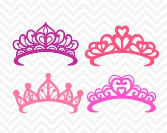 Crown Svg, Princess Crown Svg, Tiara Svg