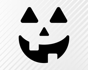 Jack O Lantern SVG, pompoen gezicht SVG, Halloween SVG