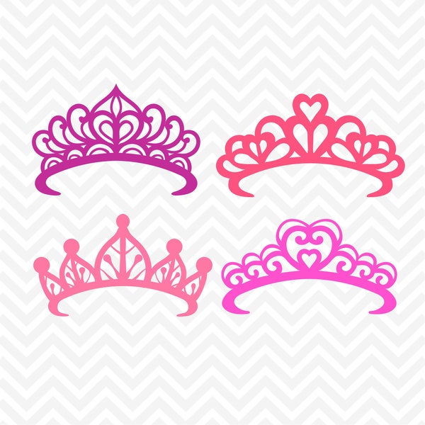 Couronne Svg, princesse couronne Svg, diadème Svg