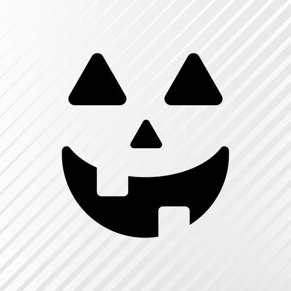 Scary Pumpkin Face SVG Cut File Jack O' Lantern Face PNG -  Hong Kong