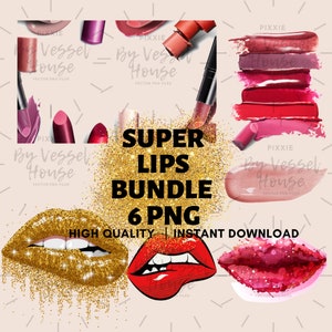 Dripping Lips PNG, Biting Lips PNG, Glitter Lips, digital download, instant download, vector file, svg cut file, clip art,lip clipart