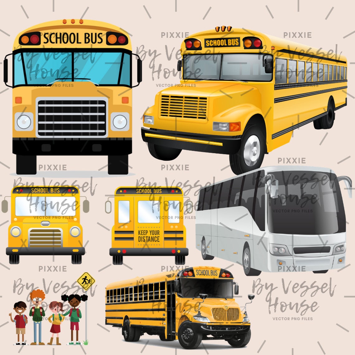 School Bus Cut File PNG School Bus PNG Digital Download - Etsy Canada
