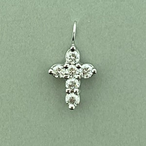 Small Diamond Cross Pendant