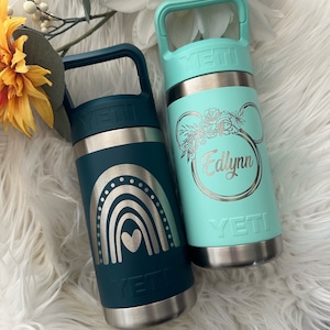 Custom Engraved YETI Kids Water Bottle - 12oz - Etsy