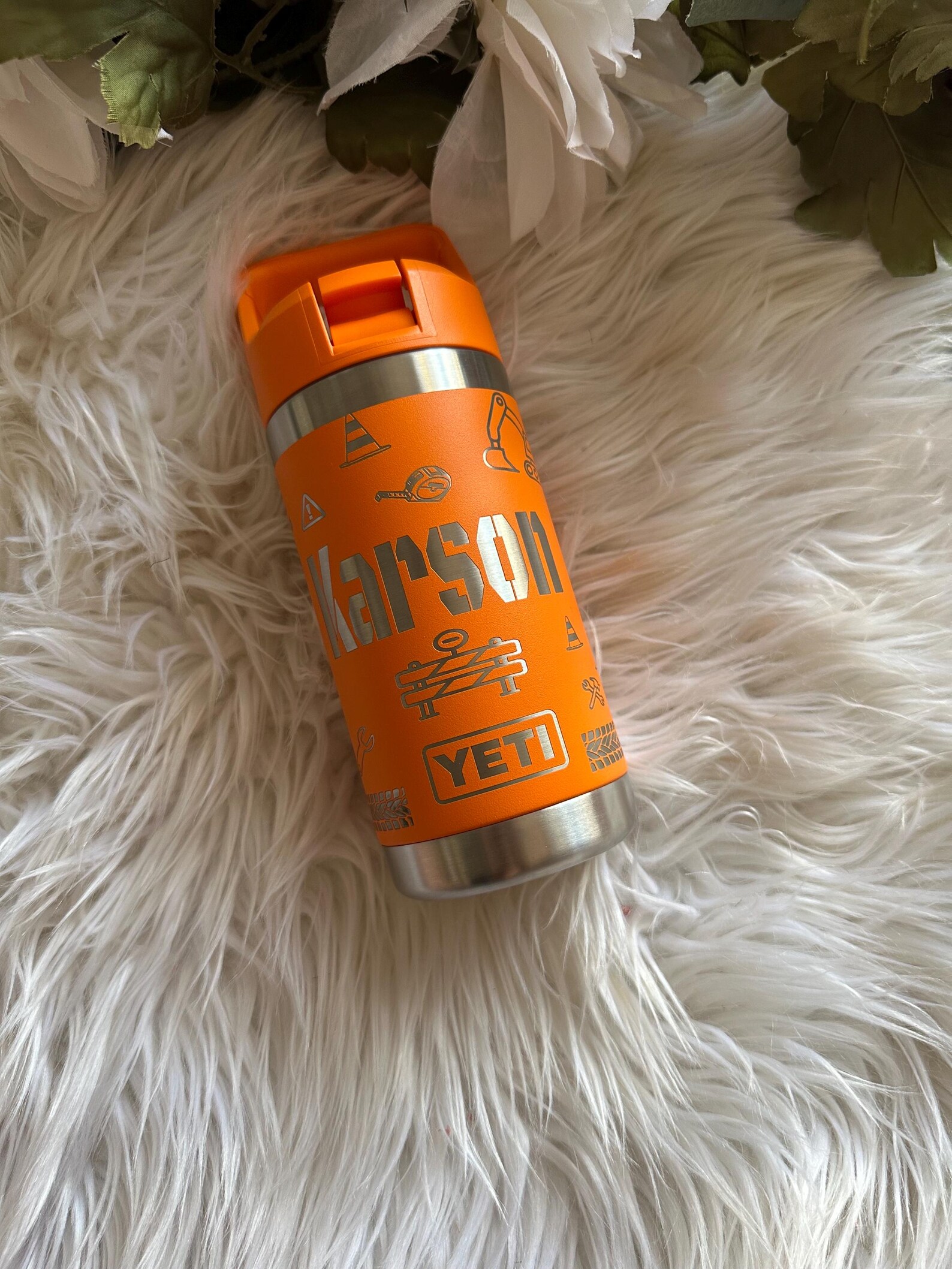 Custom Engraved 12oz YETI Kids Bottle - Full Wrap Design - Etsy