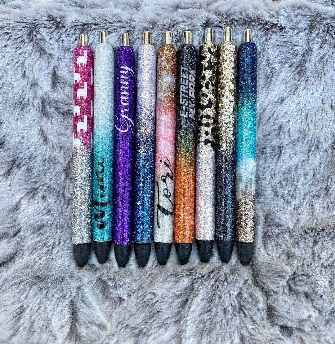 Glitter Pens | Inkjoy Glitter Pens | Custom Glitter Pens - Etsy