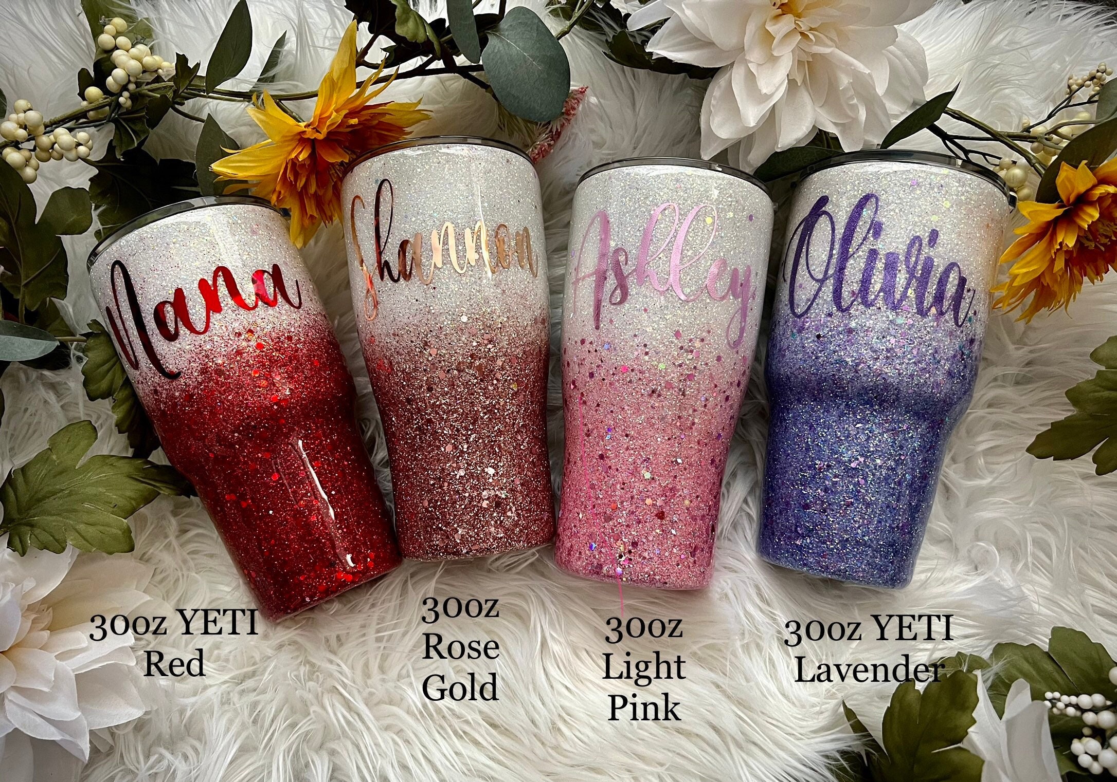 Pink Custom Glitter Yeti Pink Glitter Yeti Pink Online Glitter Yeti