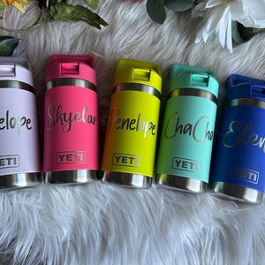 Custom Engraved YETI Kids Water Bottle - 12oz - Etsy
