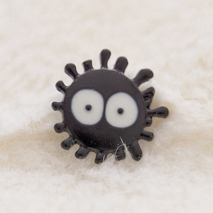 Little Furry Ball Pin, Furball enamel pin, Comics Pin, Jacket Pin, Backpack Pin, Enamel Lapel Pin, Accessory Pin, Funny Gift, Holiday Gift