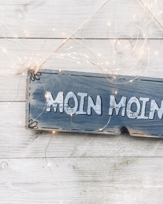 Maritimes Schild MOIN MOIN