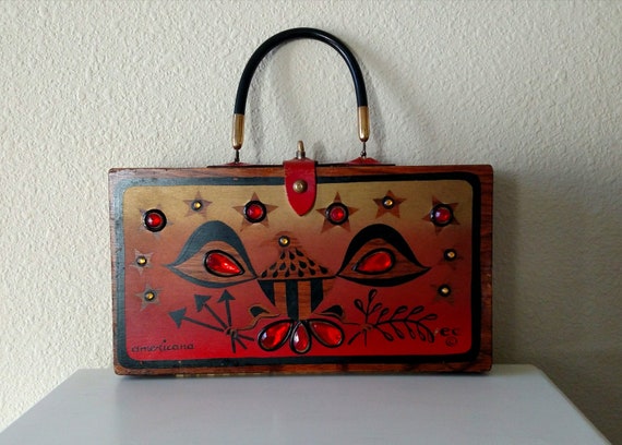 Enid Collins Americana Box Purse From 1966