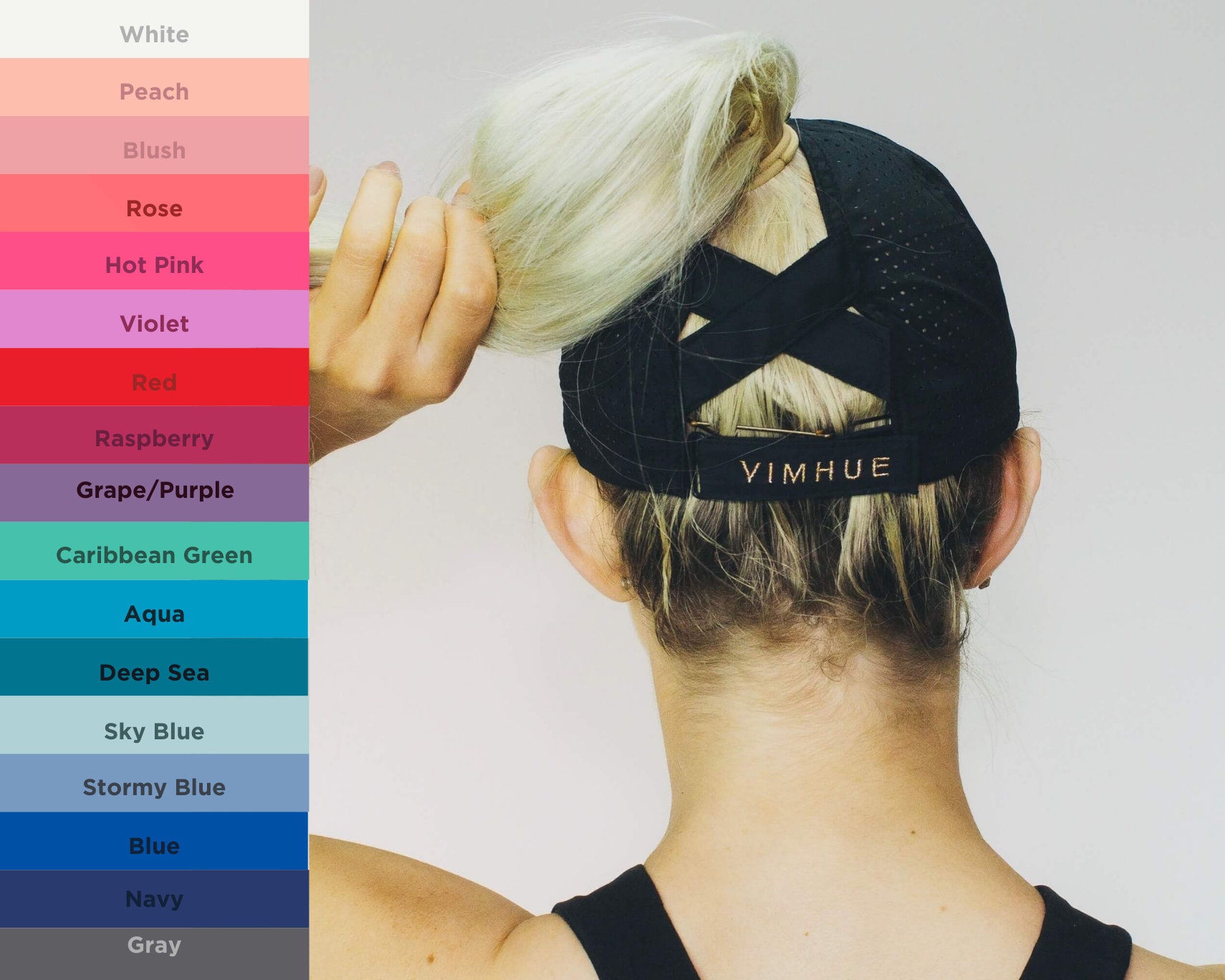 VIMHUE Women Baseball Cap - High Ponytail - UPF50 - X-Boyfriend  - Wo…