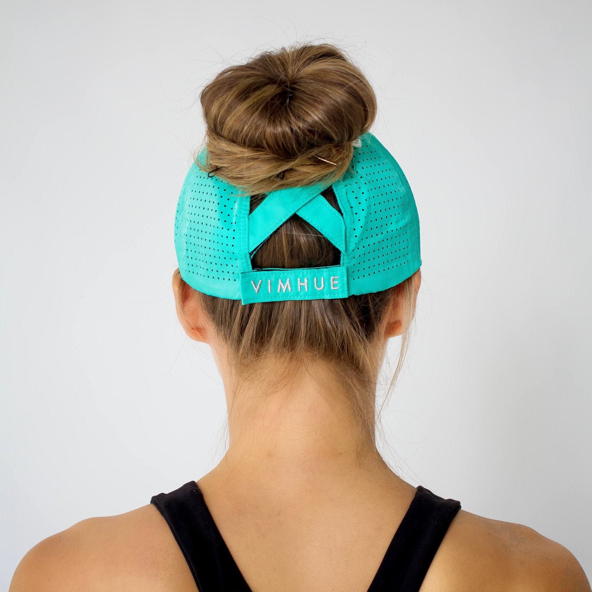 CARIBBEAN GREEN High Ponytail Cap - UPF50 - X-Boyfriend Design - Wome…