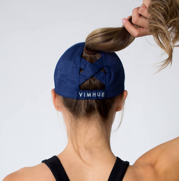 TRUE NAVY High Ponytail Cap UPF50 X boyfriend Design Women