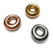 Gold, Rose Gold and Silver Circular Ear Weights will fit 8mm (0GA) + 