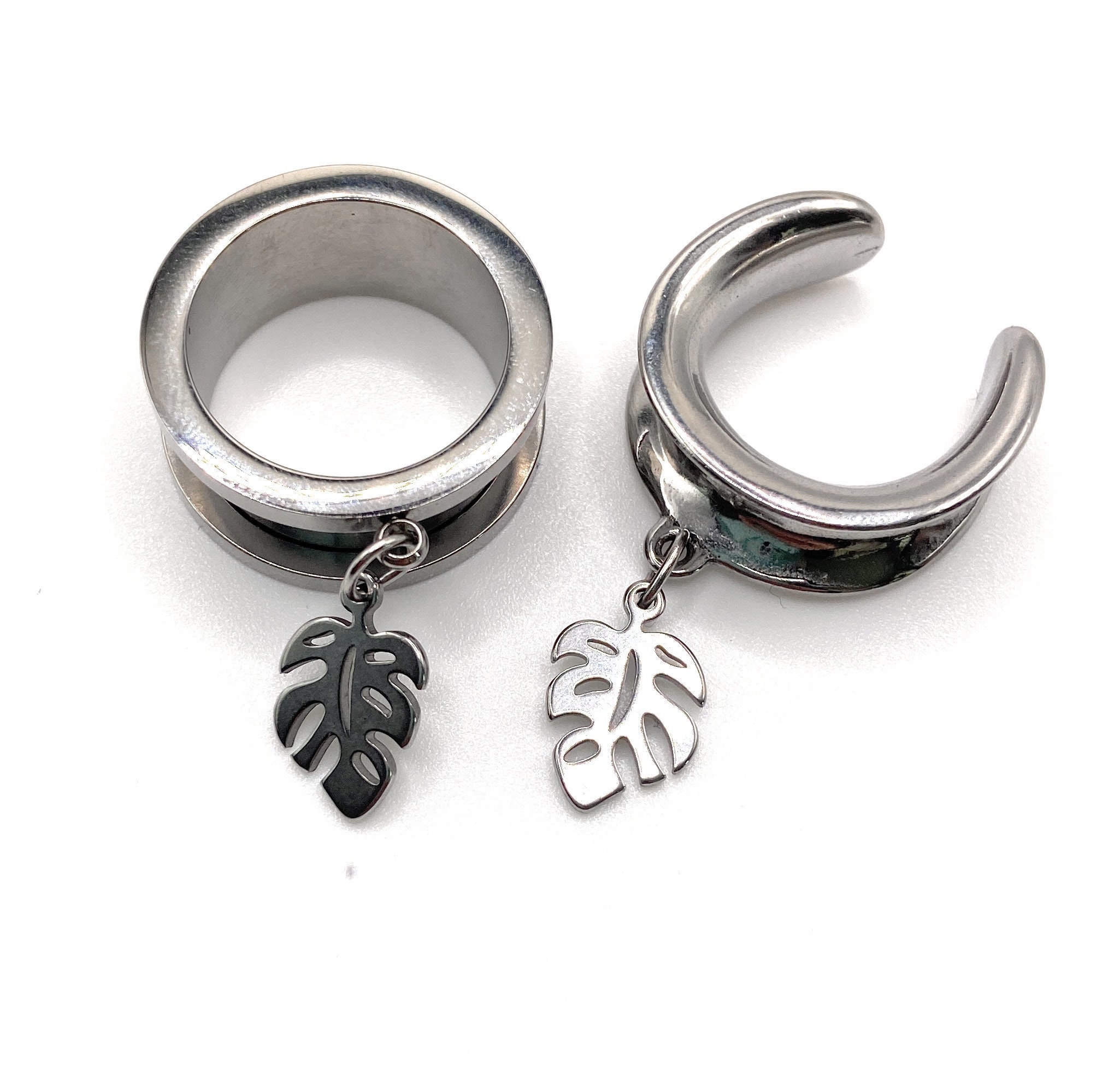 Flesh Orecchio Tunnel Vite Plug Piercing Acciaio Inox - Foto 5