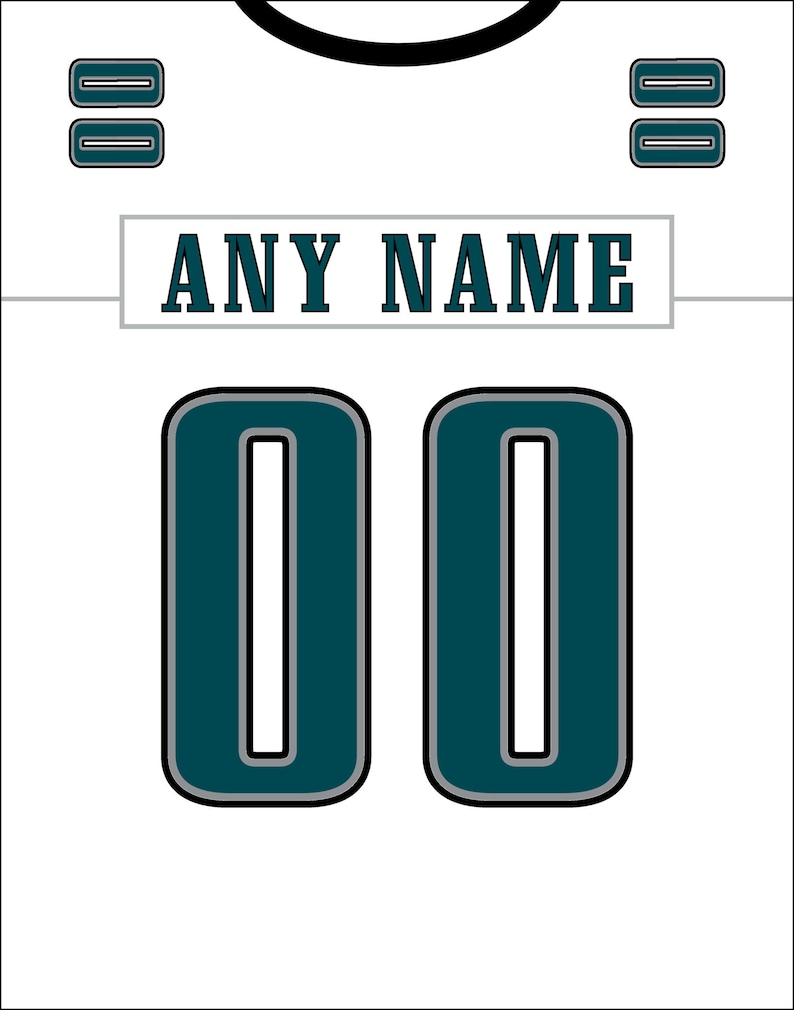 Philadelphia eagles font numbers steellasem