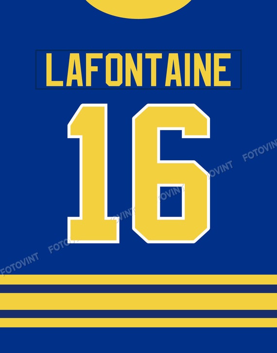 Pat LaFontaine Buffalo Sabres Vintage Throwback White Jersey