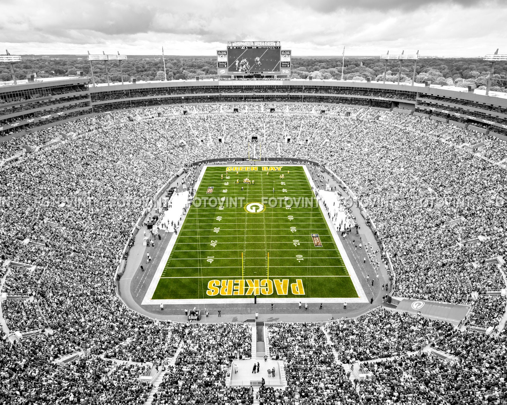 LAMBEAU FIELD Photo Picture GREEN Bay Packers Football Stadium