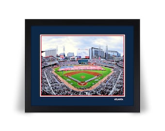 ATLANTA BRAVES Suntrust Park Stadium Photo Picture Baseball Print in 8x10, 8.5x11, 11x14 or 16x20 with Framed Option sc