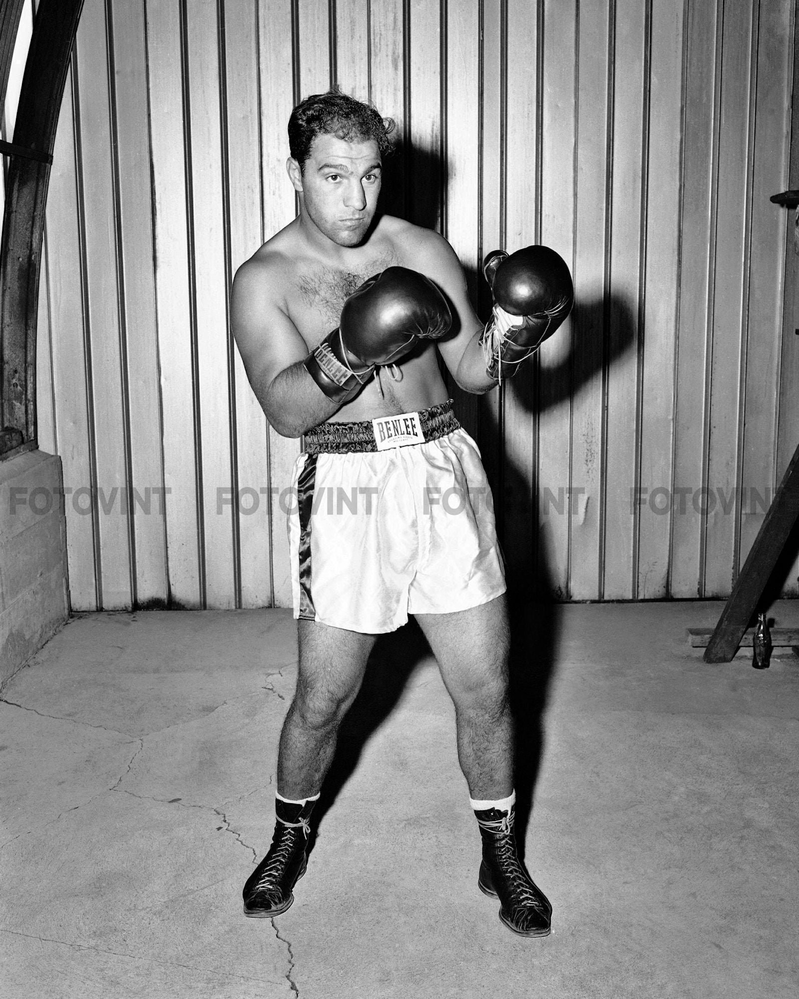 ROCKY MARCIANO Photo Picture BOXING Vintage 1950s Photograph