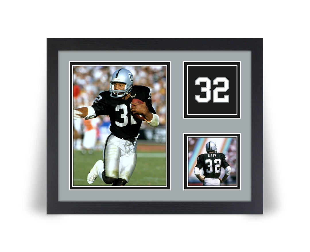 MARCUS ALLEN Photo Collage Picture Los Angeles RAIDERS Football Poster — free download