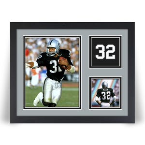 MARCUS ALLEN Photo Collage Picture Los Angeles RAIDERS Football Poster Print in 8x10, 8.5x11, 11x14 or 16x20 w/ Framed Option 8x10 or 11x14