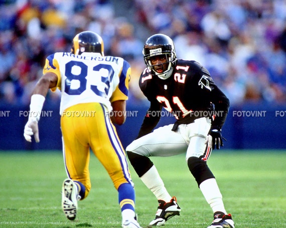 Deion Sanders ATLANTA FALCONS Photo Picture FOOTBALL -  Denmark