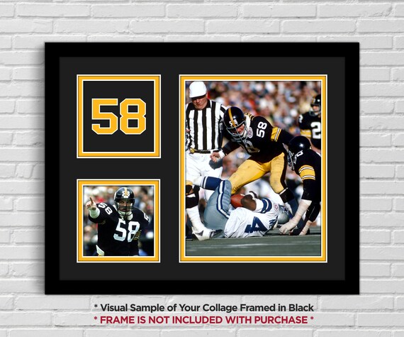 8x10 Jack Lambert Joe Montana GLOSSY PHOTO photograph picture print steelers 8x10 Jack Lambert Joe Montana GLOSSY PHOTO photograph picture print steelers