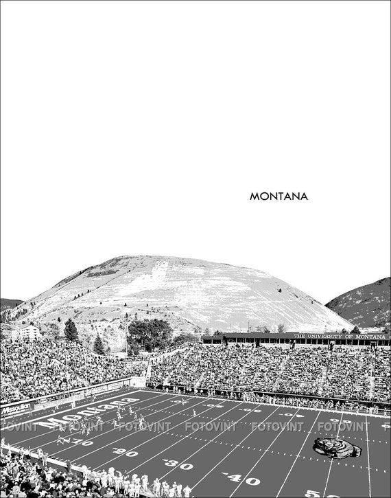 Washington Grizzly Stadium at the University of Montana Photograph