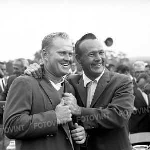 Jack Nicklaus & Arnold Palmer 1965 MASTERS Photo Picture AUGUSTA GOLF Photograph Print 8x10, 8.5x11, 11x14, 11x17 or 16x20 MP6 image 1