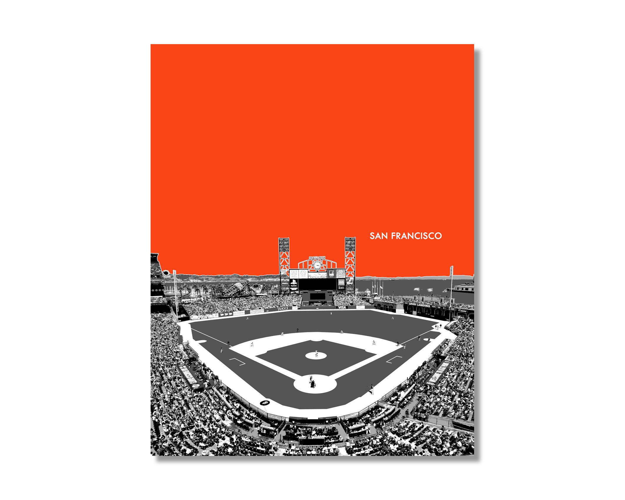 San Francisco Giants ORACLE PARK Photo Picture Baseball Stadium 