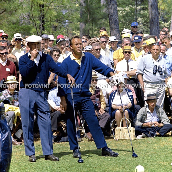 Ben HOGAN Arnold PALMER Smoking Photo Picture 1966 Masters Augusta Golf Photograph Print 8x10, 8.5x11, 11x14 or 16x20 (bhogan apalmer BH5)