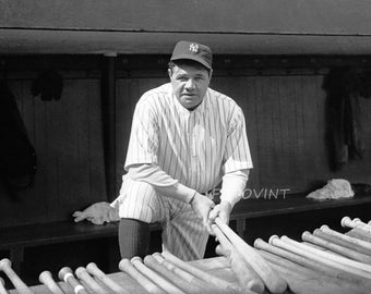 BABE RUTH Photo Picture 1920s New York YANKEES Vintage ny Baseball Photograph Print 8x10, 8.5x11, 11x14 or 16x20 (bruth BR8)