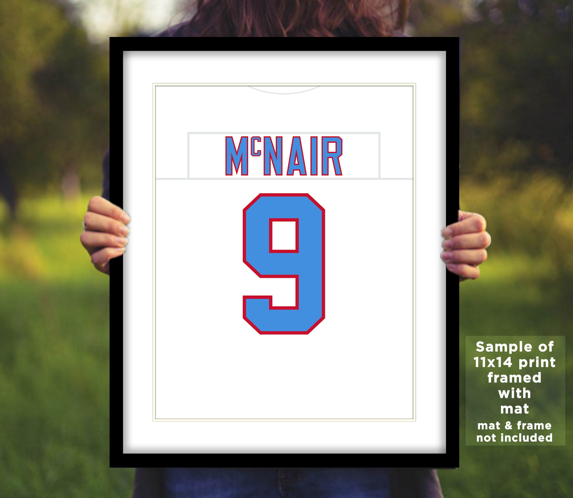 STEVE McNAIR 8X10 PHOTO HOUSTON OILERS TENNESSEE FOOTBALL PICTURE NFL