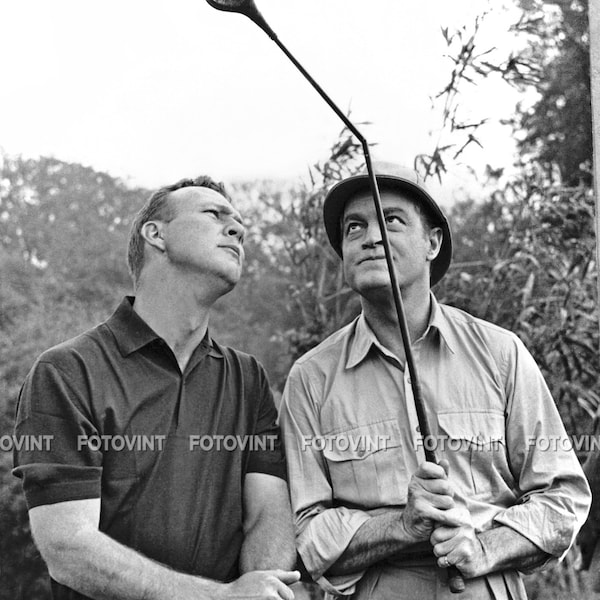 ARNOLD PALMER & Bob Hope GOLF Photo Picture Vinatge Photograph Print 8x10, 8.5x11, 11x14 or 16x20  (AP7)