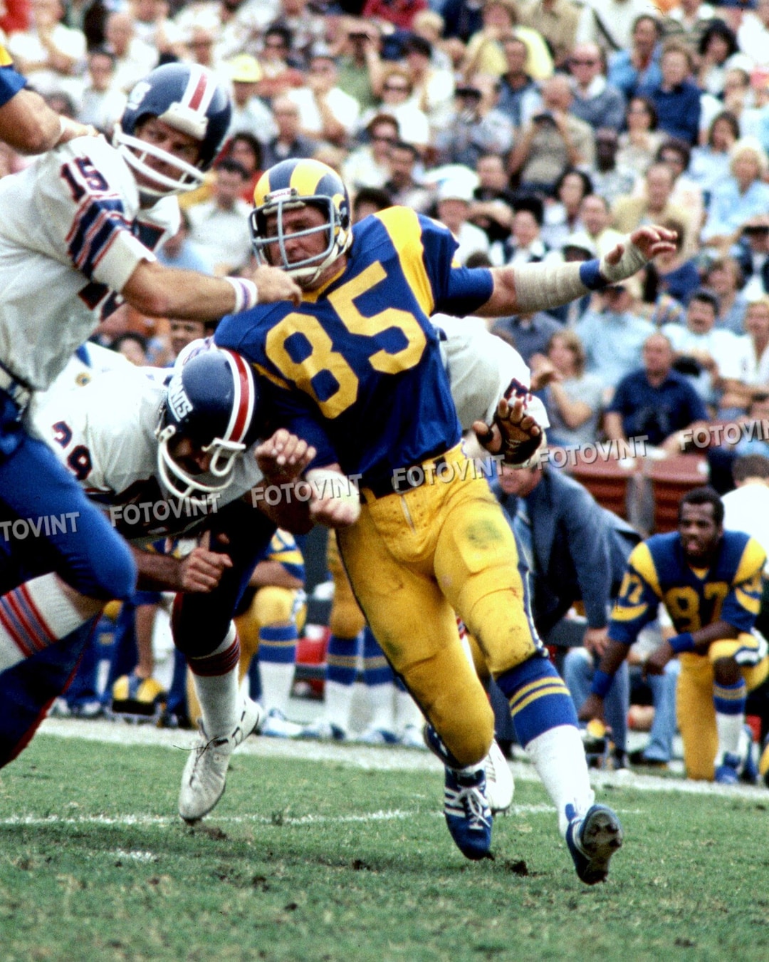 JACK YOUNGBLOOD Photo Picture Los Angeles RAMS Vintage Football
