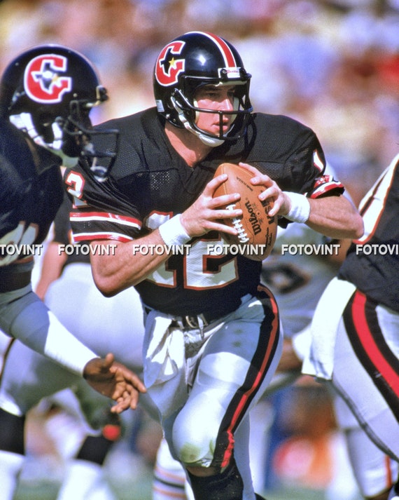 JIM KELLY USFL Photo Picture Houston Gamblers Football Etsy