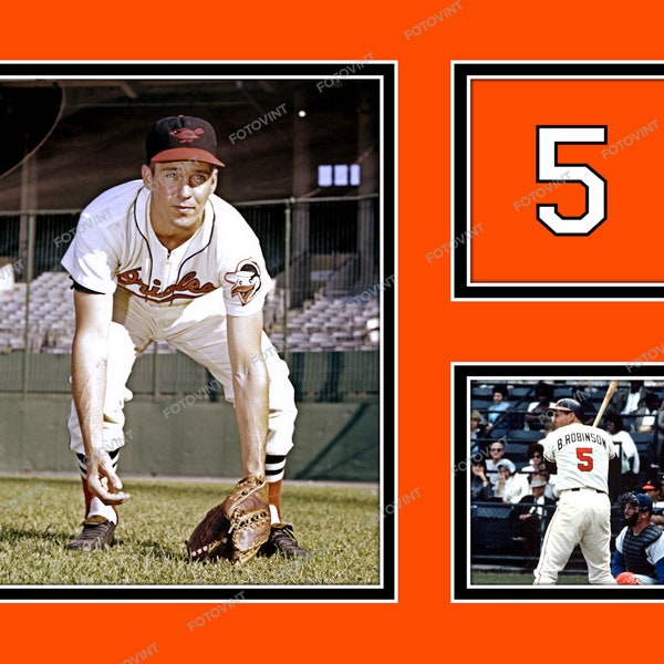 BROOKS ROBINSON Baltimore Orioles Photo Picture Collage Print BASEBALL Poster 8x10, 8.5x11, 11x14 or 16x20 (mlb)