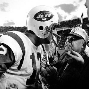 JOE NAMATH Super Bowl Photo Picture New York JETS Football Photograph Print 8x10, 8.5x11, 11x14, 11x17 or 16x20 (JN4)