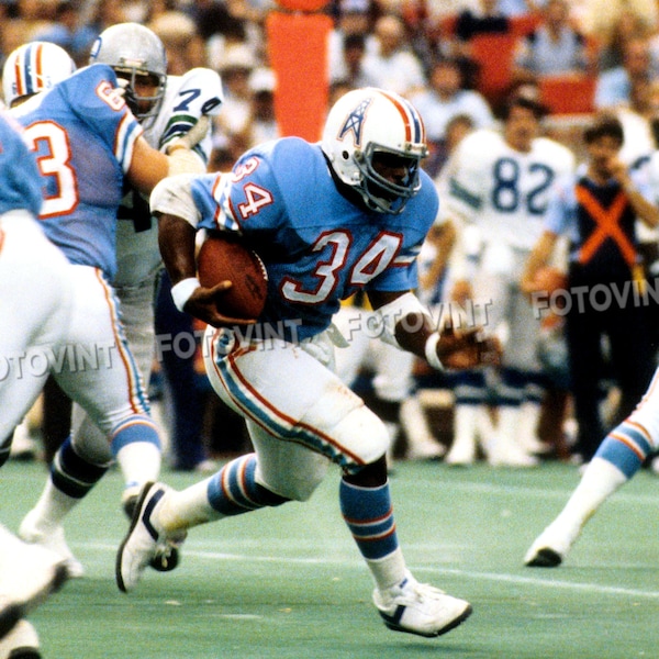 EARL CAMPBELL Photo Picture Houston OILERS Football Photograph Print 8x10, 8.5x11 or 11x14 (EC1)