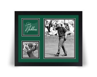 JACK NICKLAUS Golf Collage Photo Picture Print 8x10 11x14 16x20 with Framed Option J3